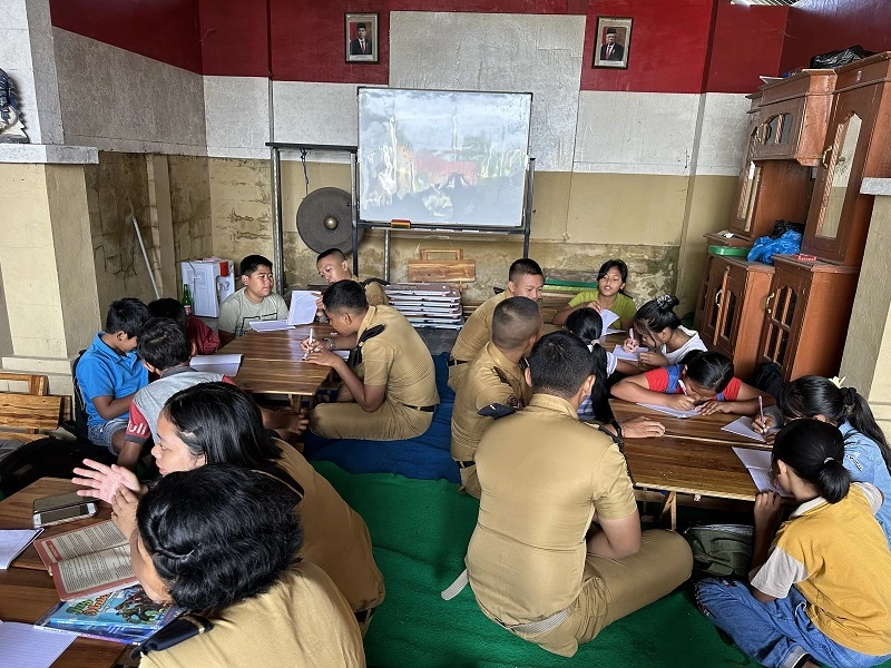 Taruna Mengabdi – Taruna Mengajar (TAMENG) 2023, Desa Gunung Bau, Kintamani, Bangli, Bali