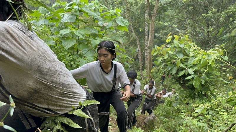 Latihan Dasar Pelantikan Pengurus Osis Dan Poltar Masa Bhakti 2023-2024
