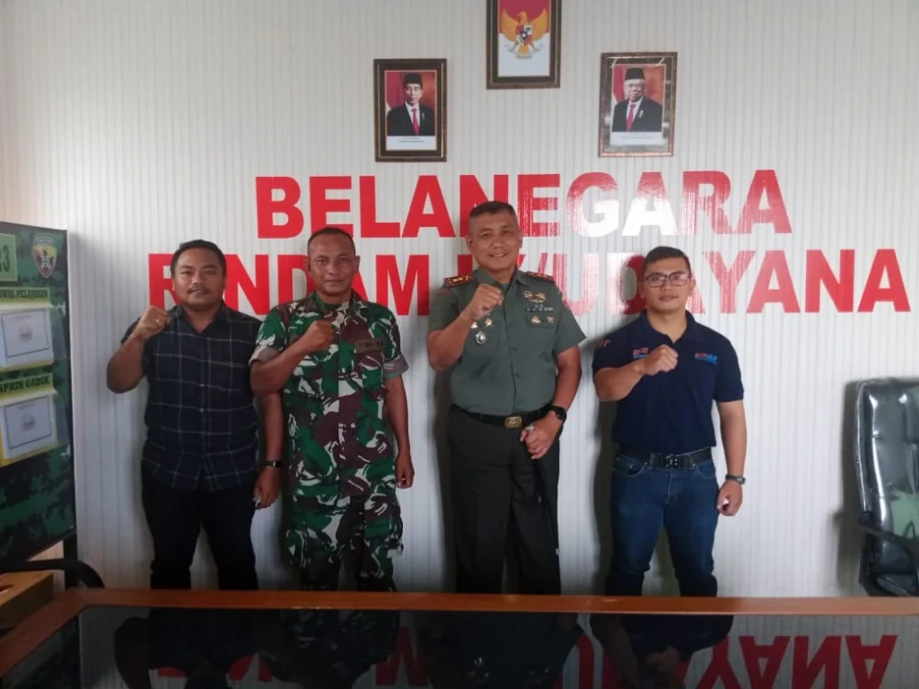 Jalin Kerjasama Bidang Pendidikan Bela Negara Bersama Rindam IX/Udayana Tabanan